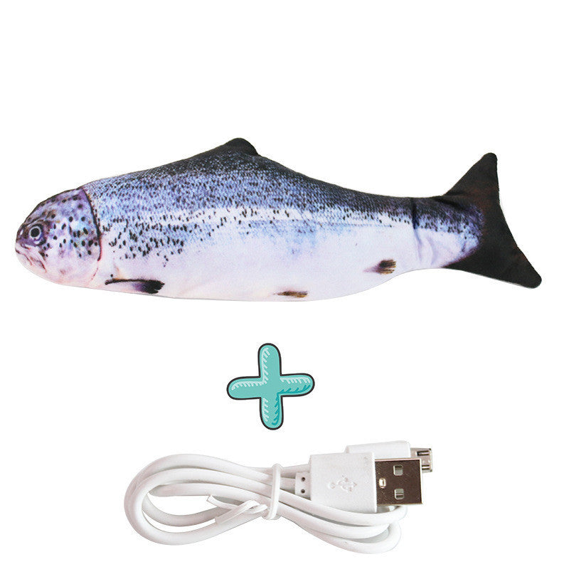 Cat USB Charger Toy Fish