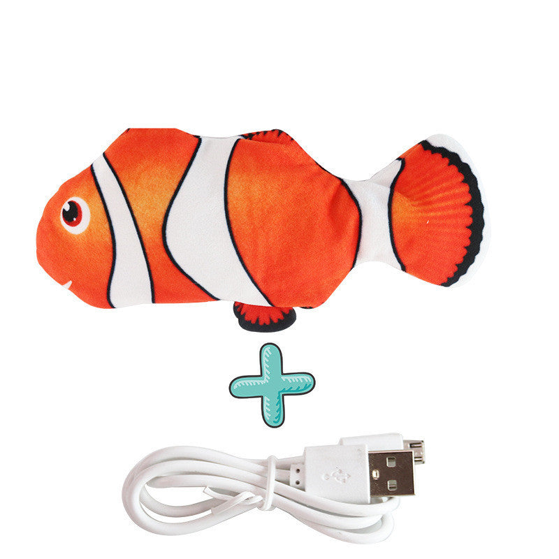 Cat USB Charger Toy Fish