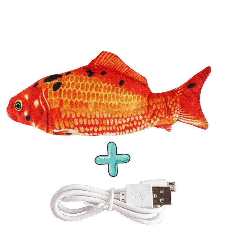 Cat USB Charger Toy Fish