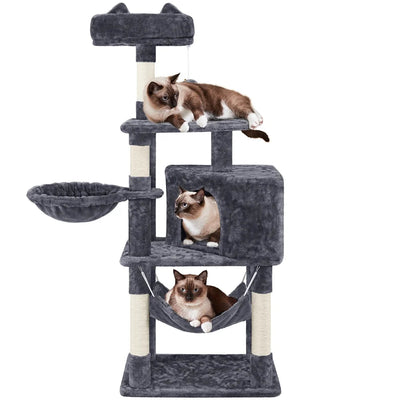 Cat Tree Tower with Scratching Posts, Multiple Colors